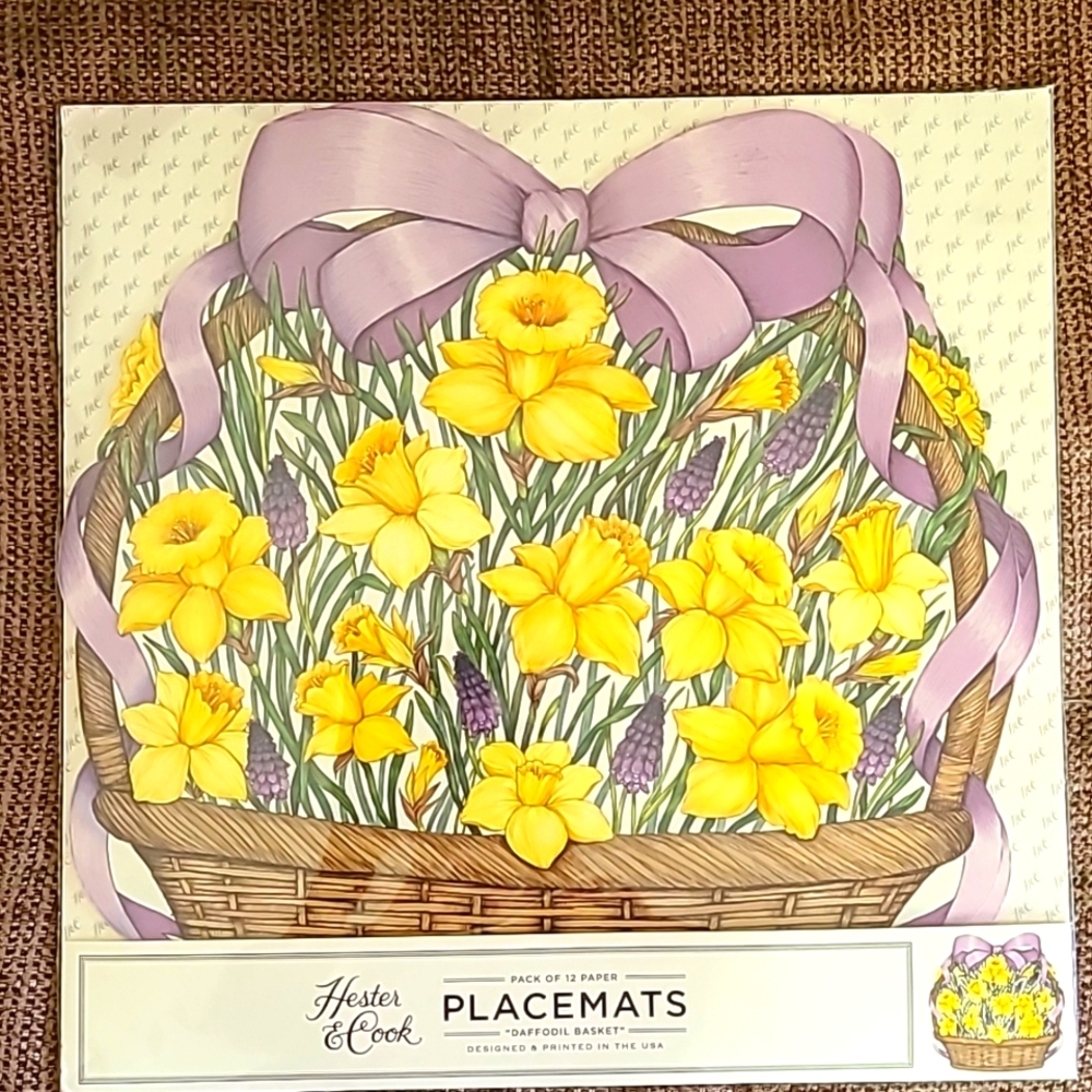 Hester And Cook Package Of 12 Placemats,  NEW